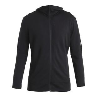 icebreaker 100%纯美利奴羊毛男260 Quantum连帽长袖外套户外徒步