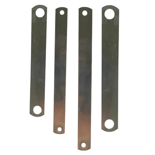 直条铁片镀锌管卡空调固定管夹无孔骑马卡可折弯曲定制整包100片