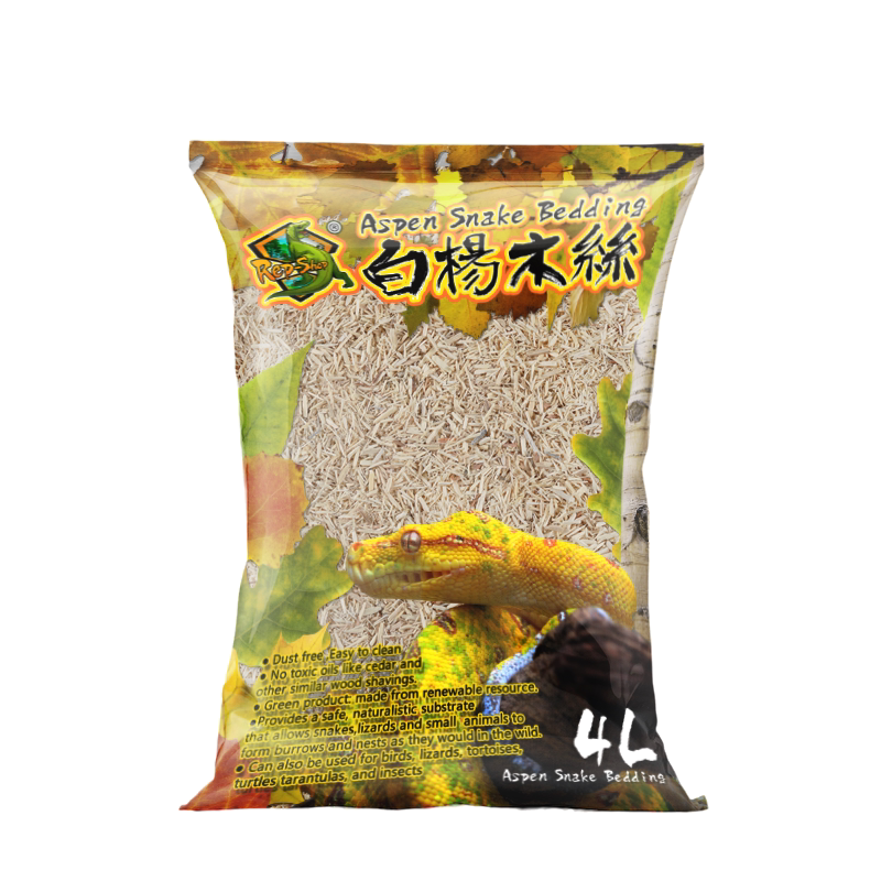 蛇白杨木丝垫材木屑宠物米蛇玩具蛇饲养箱垫材颗粒爬虫爬宠垫料