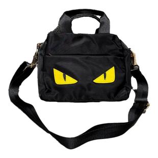 2025新款外贸手拎包多隔层休闲斜挎包尼龙布防水百搭菱格中号女包