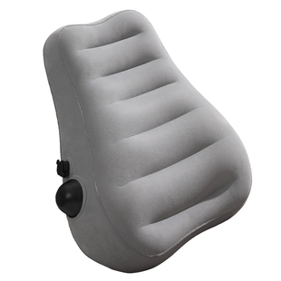 按压式充气腰枕旅行便携腰靠长途坐飞机高铁靠背腰垫睡觉必备神器