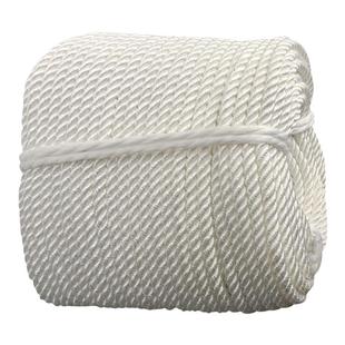 尼龙绳耐磨船用三股高强丙纶涤纶缆绳捆绑绳刹车绳游艇绳pp绳瞄绳