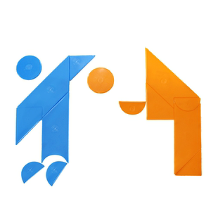 科茂现代智力七巧板拼图小学生用一年级七巧科技比赛智力拼图