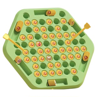 儿童翻翻棋消消乐二人对战益智玩具练注意力对对碰思维亲子游戏