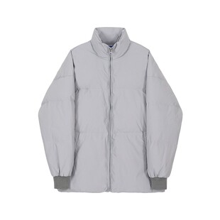 冬季轻熟风羽绒服男轻薄保暖外套男装立领气质短款白鸭绒加厚上衣