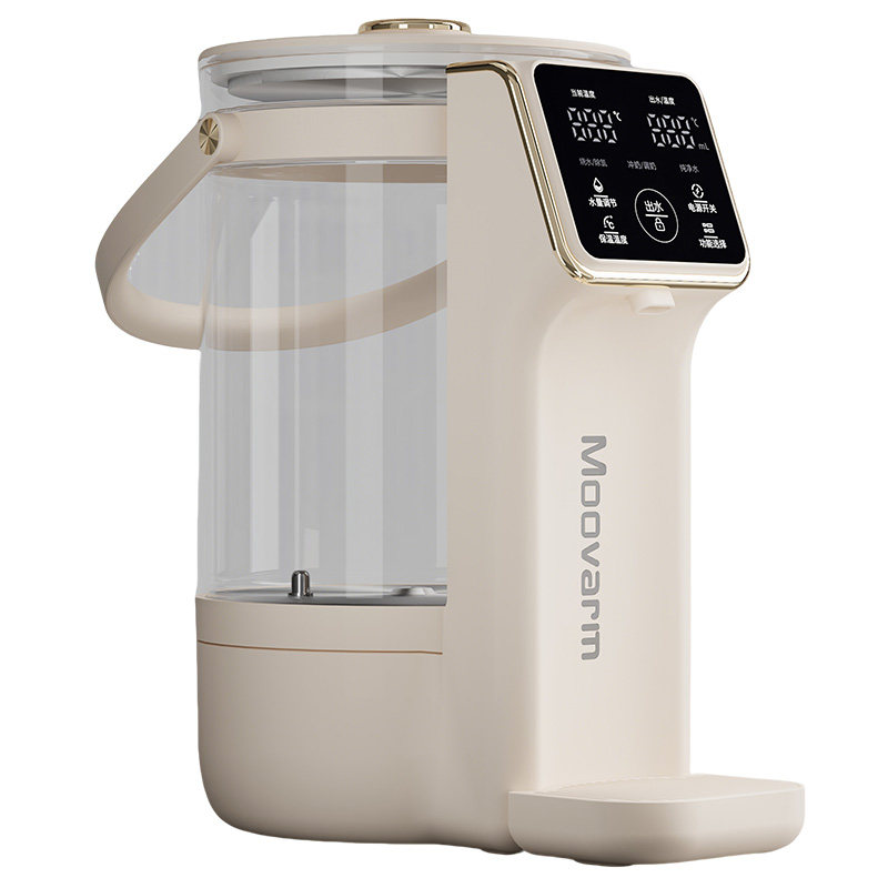 【美国】Moovarm电热水瓶家用恒温316不锈钢分体式5L大容量烧水壶