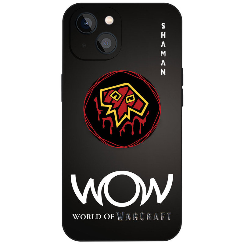 原创怀旧WOW魔兽世界职业手机壳游戏周边适用iPhone17ProMax苹果16简约黑底潮酷玩家磨砂硅胶磁吸防摔保护套
