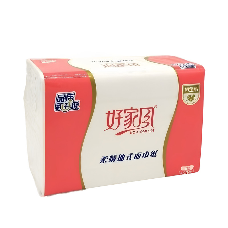 好家风柔情抽纸XL码可湿水面巾纸