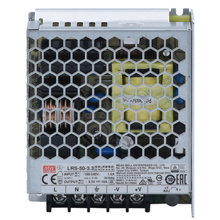 LRS-50-3.3明纬3.3V开关电源50W照明适配器10A直流LED变压器220转