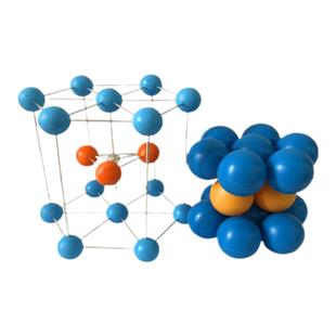 精选常见晶体晶胞结构模型金刚石墨氯化钠氯化铯简单体心面心15种