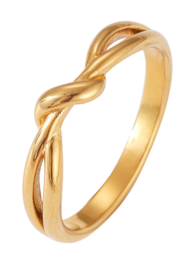 仲夏之晶轻奢小众设计纽结戒指