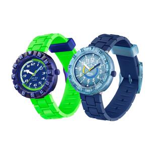 Flik Flak飞菲瑞士儿童手表硅胶表带防水石英手表男生新年礼物