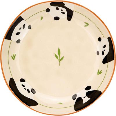 摩登主妇mototo熊猫盘子家用菜盘