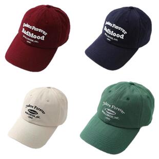 韩国潮牌周雨彤欧阳娜娜同款BADBLOOD美式字母刺绣棒球帽鸭舌帽