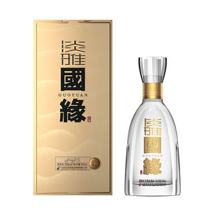 【52度】国缘淡雅醇厚型高档白酒水今世缘纯粮食酿酒500ml*1