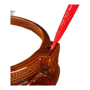 陶瓷小香炉家用供奉插香供佛观音财神爷香炉公司金玉满堂香炉