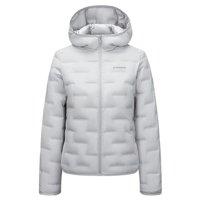 户外90鹅绒短款羽绒服女波司登