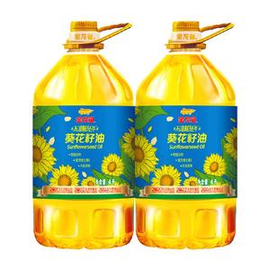 金龙鱼不油腻轻年食用油4L×2桶