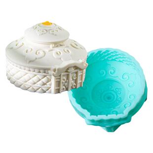 蒙古包慕斯模具定制法式甜品蛋糕硅胶四寸风毡房西点内草原小磨具