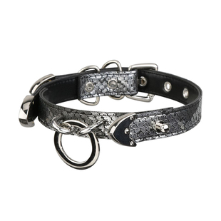 PUPPYRIDER仿蛇皮项圈choker女颈带设计感小众手作情侣亚文化饰品