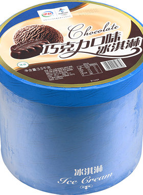 伊利商用大桶装香草味冰激凌