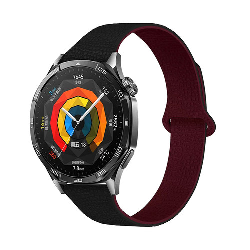 壳里斯iwatch表带S11小蛮腰荔枝纹硅胶磁吸SE3适用S10苹果applewatch华为GT6手表FIT4红米watch5小米9pro新款