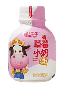 轻上DHA草莓小奶儿童饮品