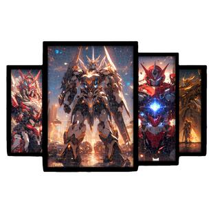 山海经机甲拼图2000片带相框12岁以上男孩拼装1000块儿童成人礼物