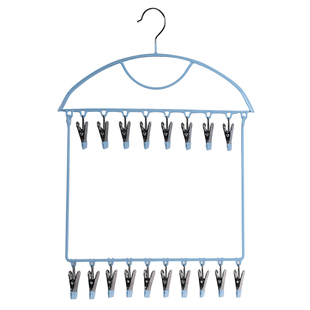 多夹子晾衣架晒内衣内裤袜子帽子收纳神器家用衣柜挂衣多功能衣架