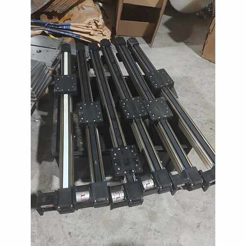 询价-45型材，同步带直线模组，总长820左右，行程550左右，导