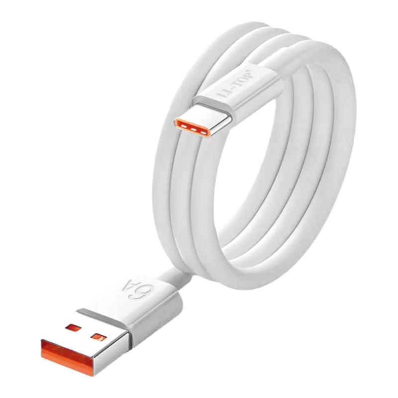 LX76精品6A超级快充线66W适用苹果iphone华为小米Type-C荣耀P50安卓V8通用充电线P60数据线全兼容盒