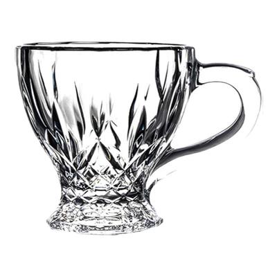 耐热卡布奇诺玻璃咖啡杯带把威士忌杯茶杯牛奶杯马克拿铁杯子