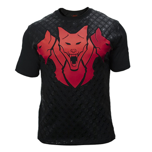 God健身地狱犬防滑T恤深蹲卧推训练大力士举重专业大码力量举短袖