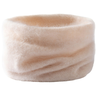 拉绒~100%纯山羊绒脖套男女通用针织护颈椎防寒套头小围脖假领子