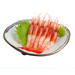 高品质俄罗斯北极甜虾1KG刺身用生冻俄罗斯冰山北极甜虾新日期