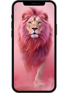 粉色狮子梦幻8K超清壁纸iphone苹果安卓手机电脑ipad平板壁纸