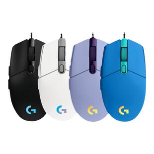 罗技G102有线鼠标机械电竞游戏吃鸡Csgo压枪游戏专用外设RGB拆包