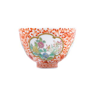 景德镇官方陶瓷粉彩茶杯主人杯高端个人专用喝茶茶杯品茗茶具送礼