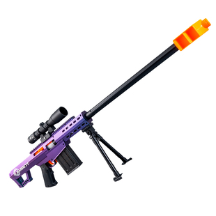 大号抛壳巴雷特软弹枪玩具狙击枪仿真步抢儿童男孩98K枪2026新款