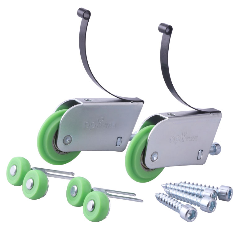 欧派克移门滑轮钛合金推拉门滑衣橱柜玻璃推拉趟门卫生间防水下轮