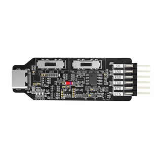 亚博智能USB转TTL串口模块RS485单片机烧录CH340下载Type-C通信线