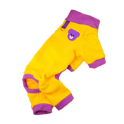 四脚衣宠物猫咪秋冬衣服小中大狗狗用品摇粒绒柯基英短泰迪可牵引