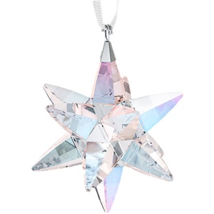 奥地利水晶流星锤彩色白色大号车挂雪花挂件配饰礼物饰品女士新款