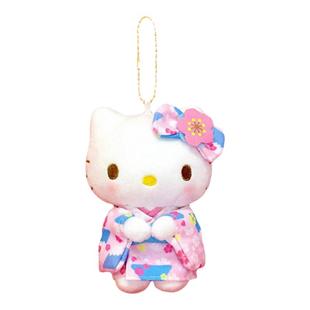 日本正版hellokitty富士山樱花凯蒂猫哈喽kt猫公仔玩偶毛绒包挂件