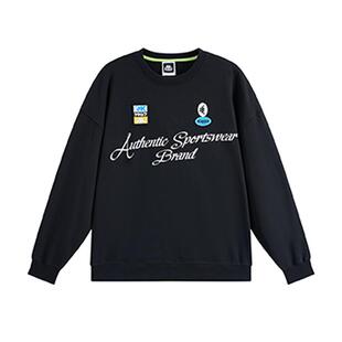 Kappa卡帕男装女装2025冬季新款休闲宽松纯棉针织套头衫KPCJDWT80