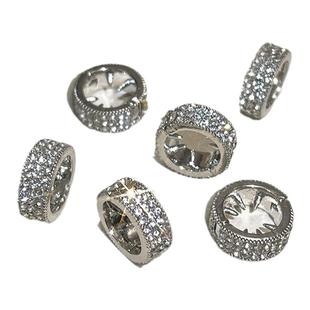 发扣小金属圆形水钻刘海前额侧边边夹虞书欣同款发夹抓夹发卡夹子