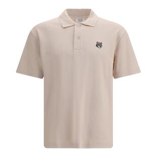 MAISON KITSUNE 26春夏男士商务通勤短袖POLO衫 银泰百货