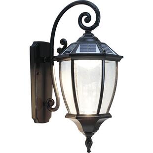 壁灯太阳能超亮户外防水露台灯欧式别墅大门口室外阳台庭院外墙灯