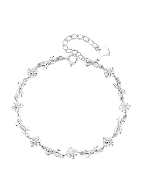 老凤祥足银蝴蝶结手链