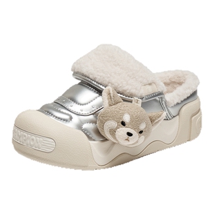 Champion冠军拖鞋膨膨云绒拖2025女冬季新款萌趣可爱保暖棉半拖